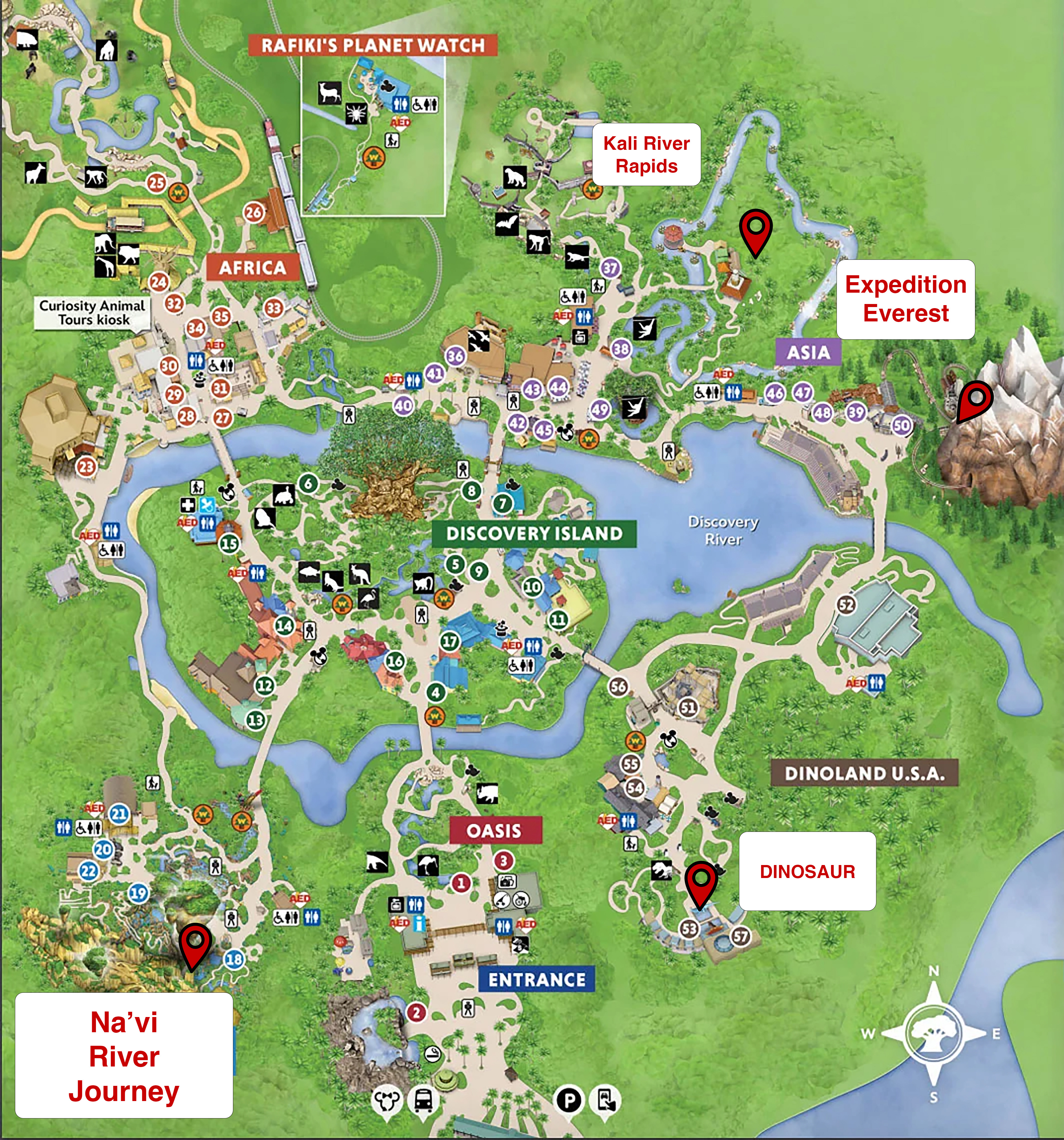 Animal Kingdom Map